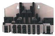 Machinist Clamping Set - #12625CK; 1/2-13 Stud Size; 5/8 T-Slot Size - A1 Tooling