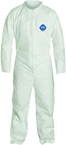 Tyvek® White Collared Zip Up Coveralls - Large (case of 25) - A1 Tooling
