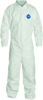 Tyvek® White Collared Zip Up Coveralls w/ Elastic Wrist & Ankles - 4XL (case of 25) - A1 Tooling