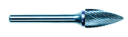 3/16 EdgeHog Tree Shape Pointed End Miniature Carbide Bur SG-53 Std Alt. Diamond(Double) - A1 Tooling