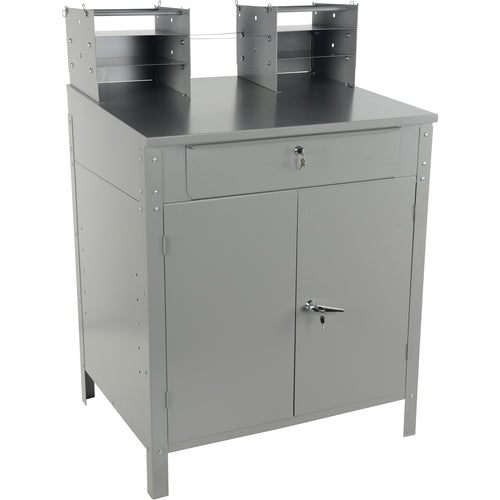 Shop Desk Cabinet Style 49″ Height - Exact Industrial Supply