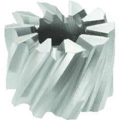 1-1/2 x 1-1/8 x 1/2 - HSS-T15 - Shell Mill - 8T - Uncoated - A1 Tooling