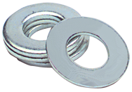 7/8 Bolt Size - Zinc Plated Carbon Steel - Flat Washer - A1 Tooling
