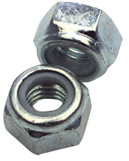 M16-2.0 - Zinc / Bright - Nylon Insert Stop Nut - A1 Tooling