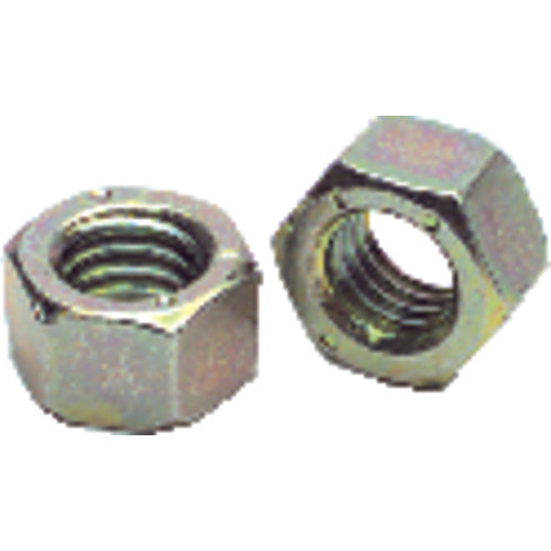 3/8″-16 - Zinc / Yellow / Bright - Finished Hex Nut - A1 Tooling