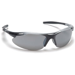 Safety Glasses - Avante, Silver Black Frame, Silver Lens - A1 Tooling