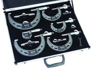 #ST444.1CXRLZ   0 - 6" / 0-150mm .0001 Graduation Micrometer Set - A1 Tooling