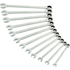 STEELMAN PRO 12-Piece Metric 144-Tooth Ratcheting Wrench Set - A1 Tooling