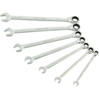 STEELMAN PRO 7-Piece Standard 144-Tooth Ratcheting Wrench Set - A1 Tooling