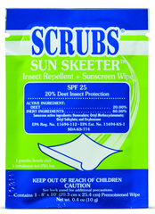 SUN SKEETERâ„¢ Insect Repellent & Sunscreen Wipes - PackageÂ of 100 - A1 Tooling