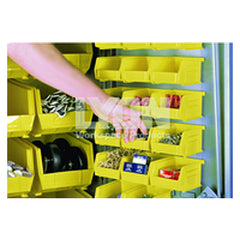 4 1/8″ × 5 3/8″ × 3″ - Yellow Small Plastic Bin - A1 Tooling