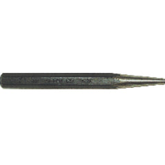 Solid Punch - 5/32″ Tip Diameter × 5 1/2″ Overall Length - A1 Tooling