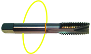 1-8 Dia. - H4 - 3 FL - Std Spiral Point Tap - Yellow Ring - A1 Tooling