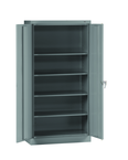 36"W x 24"D x 72"H Storage Cabinet with Adj. Shelves and Raisd Base - Knocked-Down - A1 Tooling