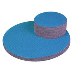 24" x No Hole - 40 Grit - PSA Sanding Disc - Blue Zirc-Cloth - A1 Tooling