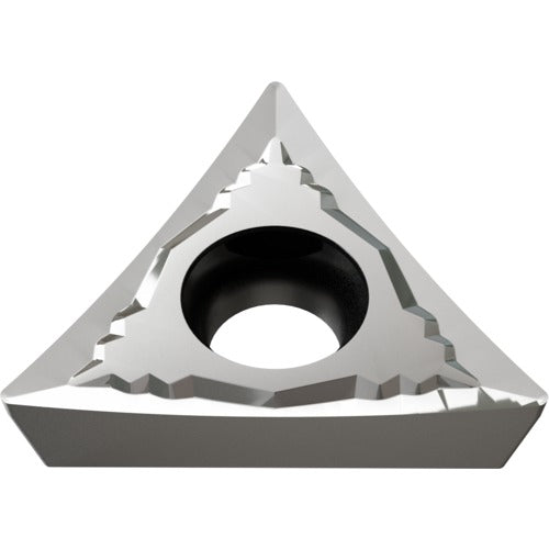 TCGT 32.51 AL YG10, 1/64″ Corner Radius, 5/32″ Thick, 3/8″ Inscribed Circle, Uncoated, Triangular, Turning Indexable Insert