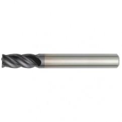 5/16x5/16x1-5/8x4 4FL Square Carbide End Mill-Round Shank-TiAlN - A1 Tooling