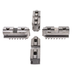 Hard Master Jaws for Scroll Chuck 8" 4-Jaw 4 Pc Set - A1 Tooling