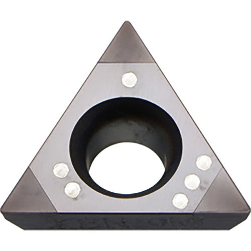 TPGB 221 KBN05M, 1/64″ Corner Radius, 1/8″ Thick, 1/4″ Inscribed Circle, MEGACOAT, 60 Degree Triangle, Turning Indexable Insert