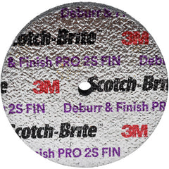 Scotch-Brite Deburr and Finish Pro Unitized Wheel 6″ × 1/2″ × 1″ 2S FIN