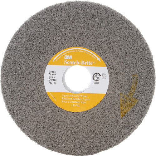 Scotch-Brite Light Deburring Wheel LD-WL 6S Fine 8″ × 36″ × 3″