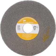 Scotch-Brite Light Deburring Wheel LD-WL 6S Fine 8″ × 36″ × 3″