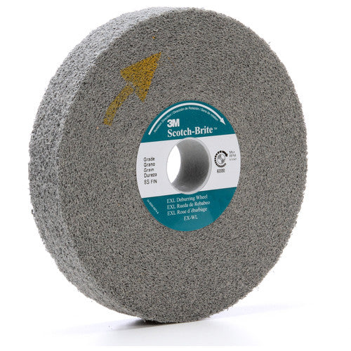 Scotch-Brite EXL Deburring Wheel XL-WL 2S Medium 8″ × 36″ × 3″