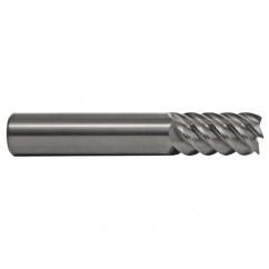 9mm TuffCut SS 6 Fl High Helix TiN Coated Non-Center Cutting End Mill - A1 Tooling