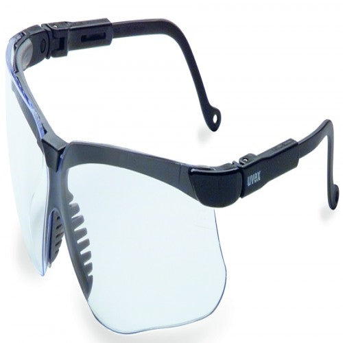 Genesis Black Frame - Clear HydroShieldÆ Anti-Fog Lens Safety Glasses - A1 Tooling