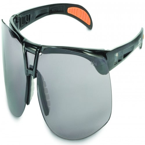 Protege Black Frame - Gray HydroSheildÆ Anti-Fog Lens Safety Glasses - A1 Tooling