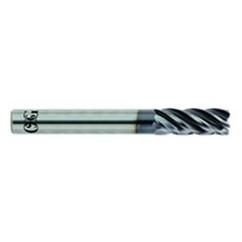 1/2 x 1/2 x 1-1/4 x 3-1/2 5Fl .120 C/R Carbide End Mill - TiALN - A1 Tooling