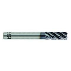 1/2 x 1/2 x 1-1/4 x 3-1/2 5Fl .030 C/R Carbide End Mill - TiALN - A1 Tooling