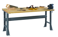 72 x 30 x 33-1/2" - Wood Bench Top Work Bench - A1 Tooling