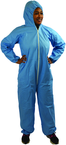 Flame Resistant Coverall w/ Zipper Front, Hood, Elastic Wrists & Ankles Large - A1 Tooling