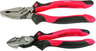 2 Pc. Set Industrial Soft Grip Linemen's Pliers and BiCut Combo Pack - A1 Tooling