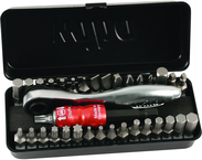 34PC COMPACT BIT SET W/REV RATCHET - A1 Tooling