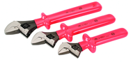 Insulated Adjustable 3 Piece Wrench Set 8"; 10" & 12" - A1 Tooling