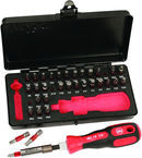 34PC SQ/TX/HEX IMPACT BIT SET - A1 Tooling