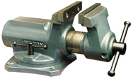 SBV-100, Super-Junior Vise, Swivel Base, 4" Jaw Width, 2-1/4" Jaw Opening - A1 Tooling