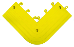 ErgoDeck Outside Corners (4/Case) - 6' x 15' x 15' (Yellow) - A1 Tooling