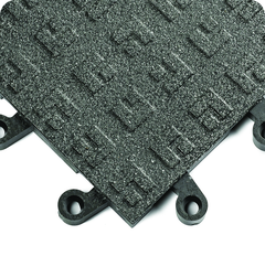 ErgoDeckÂ Heavy Duty Tiles SolidÂ with GritShield 18" x 18" x 7/8" Thick - Black - A1 Tooling