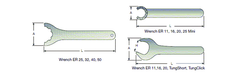 WRENCH ER32 CLICKIN 32 SPARE PARTS - A1 Tooling