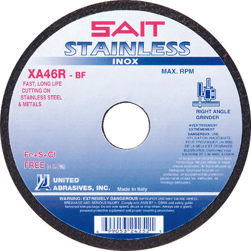 7″X1/16″X7/8″ SAIT A60S CUT-OFF WHL - A1 Tooling