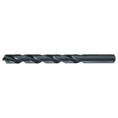 15/32 RHS / RHC HSS 118 Degree Radial Point General Purpose Jobber Length Drill - Steam Oxide