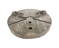 Round Chuck Jaws - Acme Serrated Key Type - Chuck Size 8" inches - Part #  RAC-8400CI - A1 Tooling