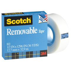 Scotch Removable Tape 811 1/2″ × 1296″ Boxed - A1 Tooling