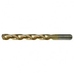 #10 RHS / RHC HSS-CO 8% (M42) 135 Degree Split Point Heavy Duty Cobalt Drill - TiN - A1 Tooling