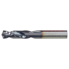 10.00mm RHS / RHC HSS-CO 8% (M42) 135 Degree Split Point Cobalt Heavy Duty Screw Machine Drill - TiCN - Exact Industrial Supply