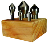 5 Pc. HSS Countersink & Deburring Tool Set - A1 Tooling