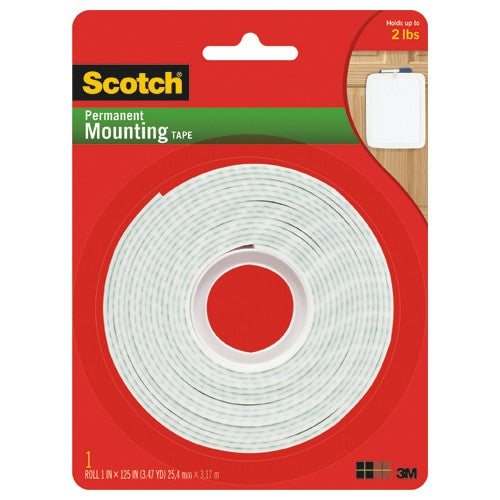 Scotch Indoor Double-Sided Mounting Tape 314S-MED 1″ × 125″ (2.54 cm × 3.17 m) - A1 Tooling